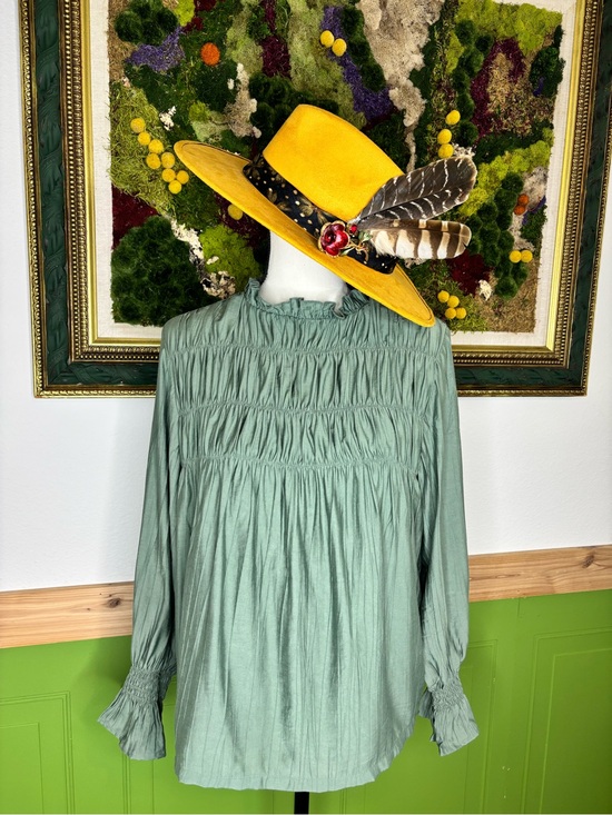 Roolee Tops - NWT Roolee Smocked Long Sleeved Top